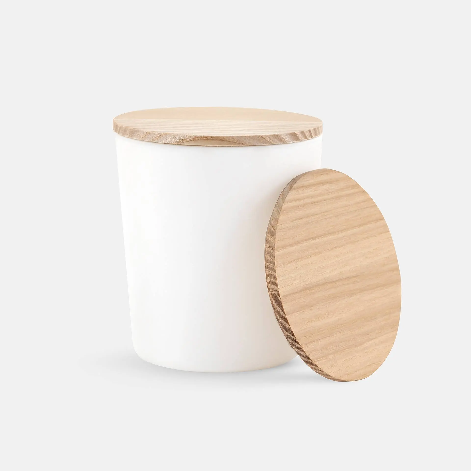 Drewniane pokrywki do świec z jesionu,Wooden candle lids made of ash wood