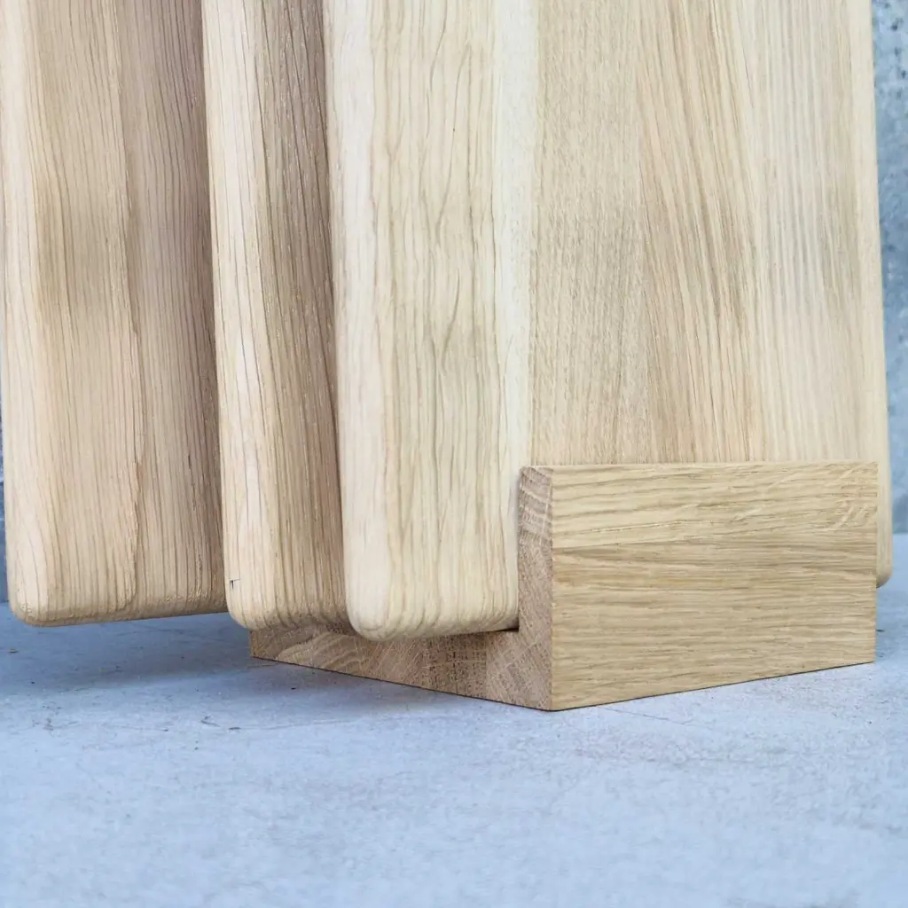 50-01-01231-H_3 drewniana podstawka pod deski AYA dębowa wooden cutting boards base oak AYA.webp