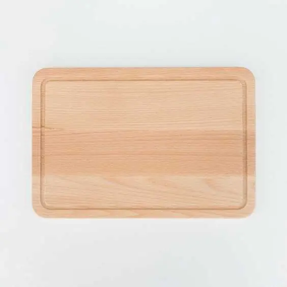 15-00-00009-O drewniana deska do krojenia bukowa z rowkiem wooden beech cutting board with groove.webp