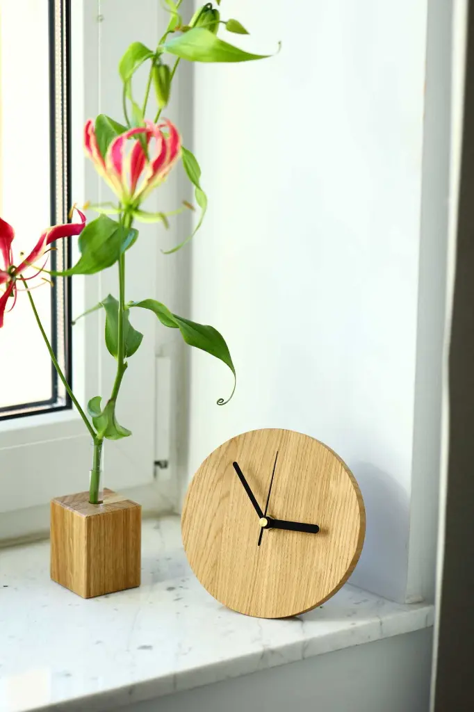 15-01-00895-H drewniany zegar stojący dębowy wooden standing clock oak.webp