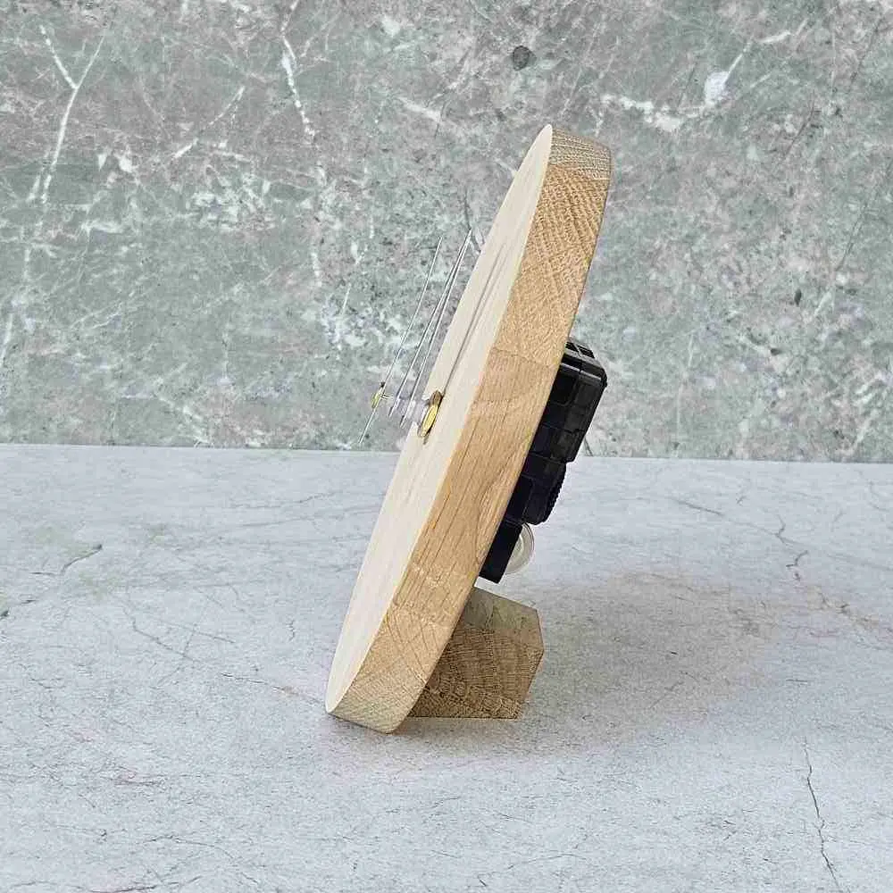 15-01-00895-H_2 drewniany zegar stojący dębowy wooden standing clock oak.webp