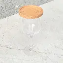 15-00-00831-O_1 drewniana nakładka na kieliszek bukowa wooden glass cover beech.webp