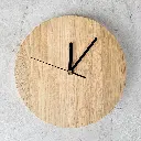 20-01-00966-H_1 drewniany zegar wiszący dębowy wooden clock oak.webp