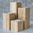 50-01-00902-02-H_1 drewniane świeczniki na tealight dębowe wooden candle holders oak set.webp