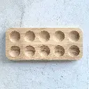 20-01-01034-H_4 drewniana tacka na jajka dębowa wooden tray for 10 eggs oak.webp