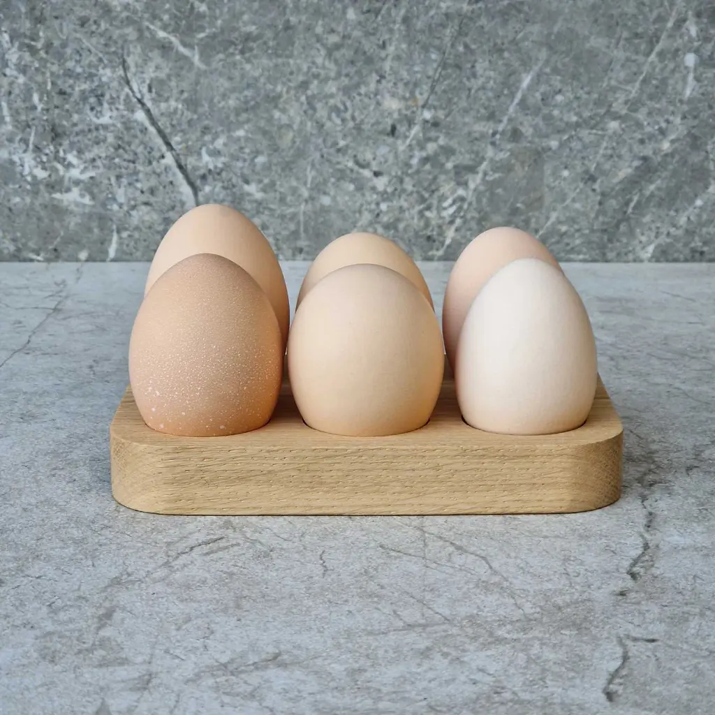 20-01-01035-H_1 drewniana tacka na jajka dębowa wooden tray for 6 eggs oak.webp