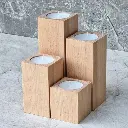 50-00-00902-02-S_1 drewniane świeczniki na tealight bukowe wooden candle holders beech set.webp