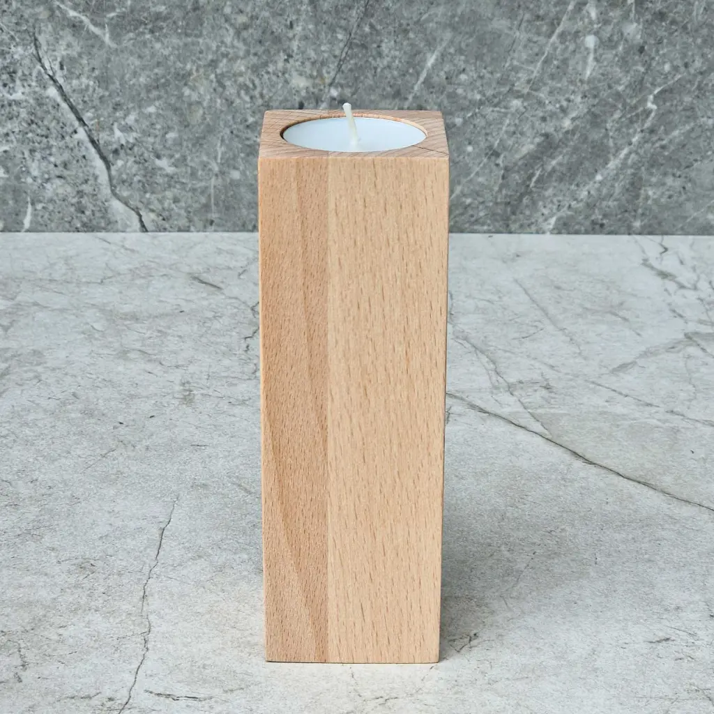 50-00-00902-04-S_2 drewniany świecznik na tealight bukowy wooden candle holder beech large.webp