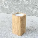 drewniany świecznik na tealight dębowy wooden candle hodler oak middle (8).webp