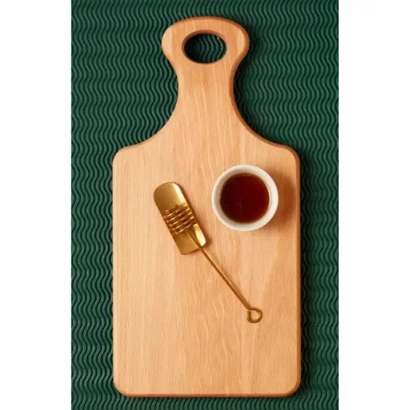 Beech cutting board with handle 345x170x15mm