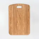 Deska do krojenia z uchwytem dębowa LEW 450x300x20mm wosk twardy 