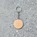 Beech keychain with screw fi40x5mm