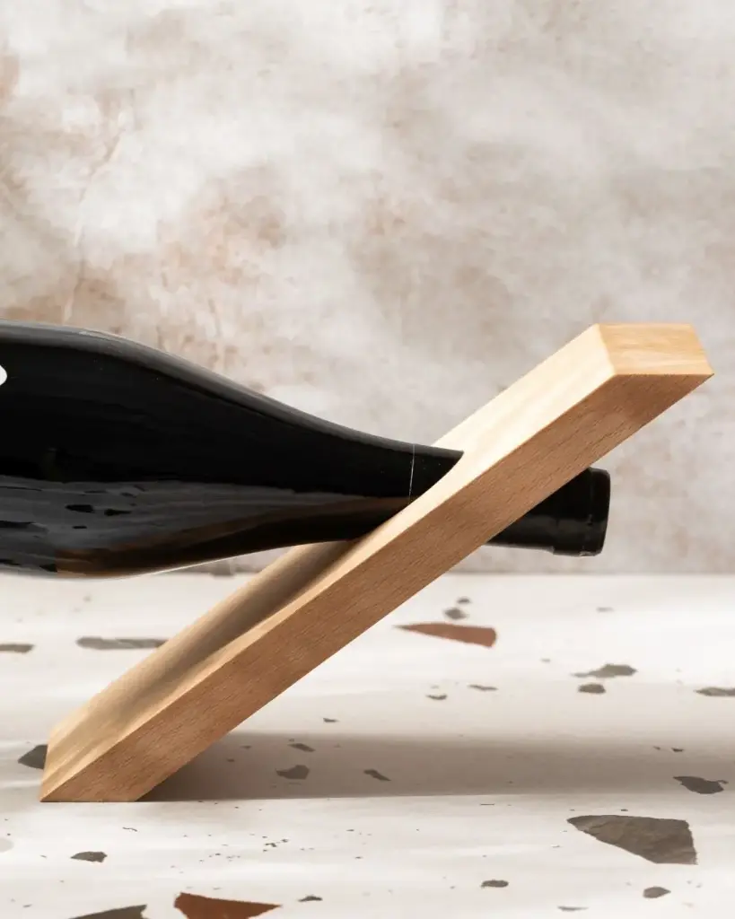 Beech balance wine holder 250x80x20mm