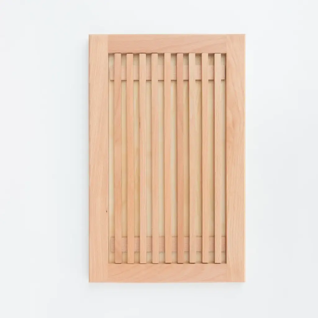 Bread cutting board with bottom handling places 400x250x22mm oiled