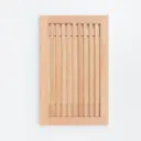 Bread cutting board with bottom handling places 400x250x22mm oiled