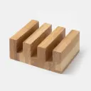 Podstawa dębowa stojak pod deski INGE 115x146x60mm wosk twardy, do desek o grubości 20mm