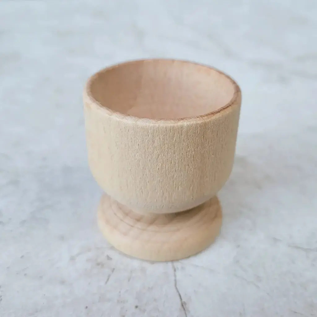 Beech egg holder 50x50x45mm