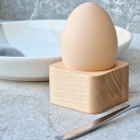 Podstawka pod jajko kwadratowa bukowa 50x50x30mm 