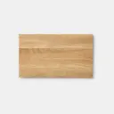 Oak cutting board with oblique side handles 340x200x15mm hard wax