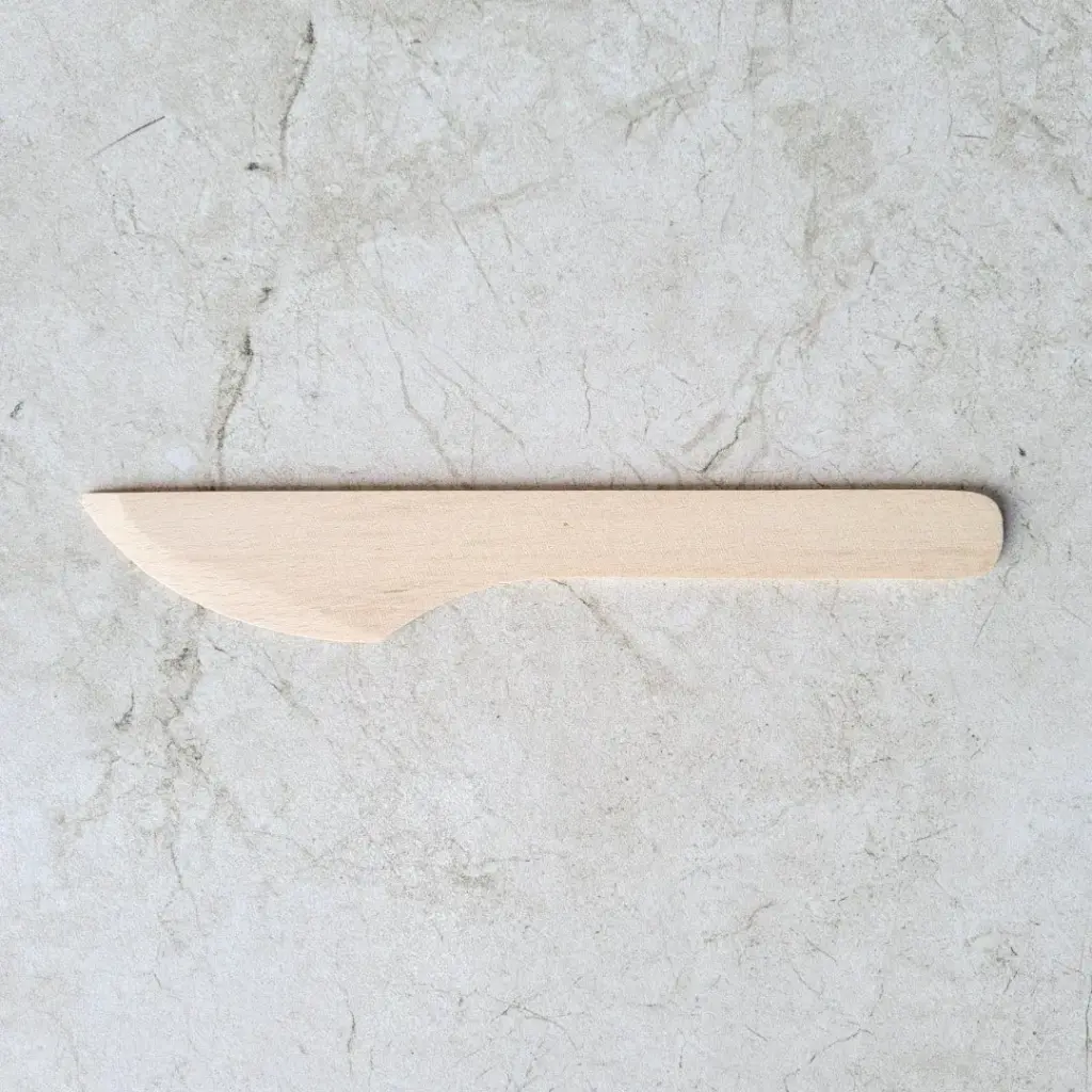 Nóż do masła bukowy 210x35x3mm