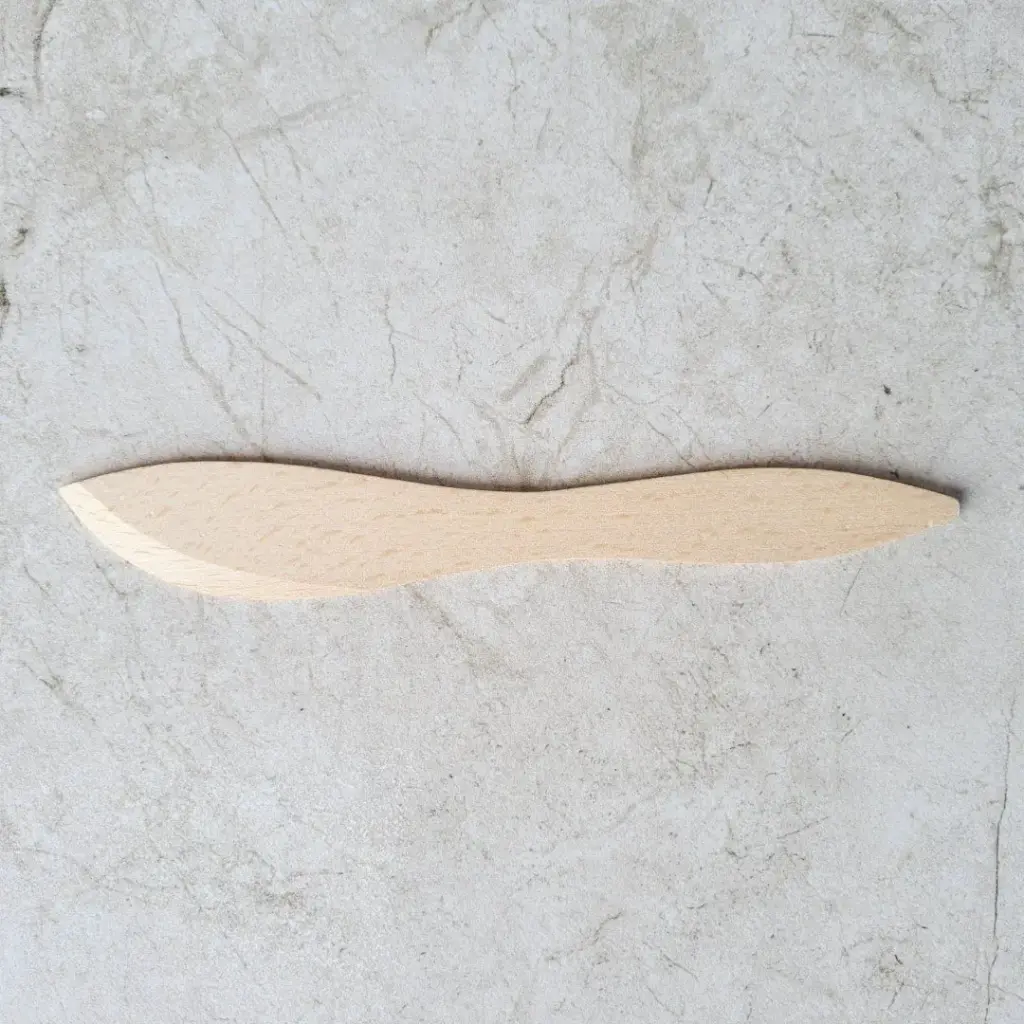 Mały nóż do masła bukowy 180x30x3mm