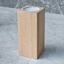 Świecznik na tealight bukowy 120x50x50mm prosty