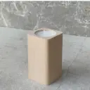Beech tealight stand 90x50x50mm rounded