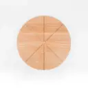Beech round pizza board oiled