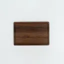 American walnut cutting board with groove 
