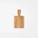 Oak cutting board with handle