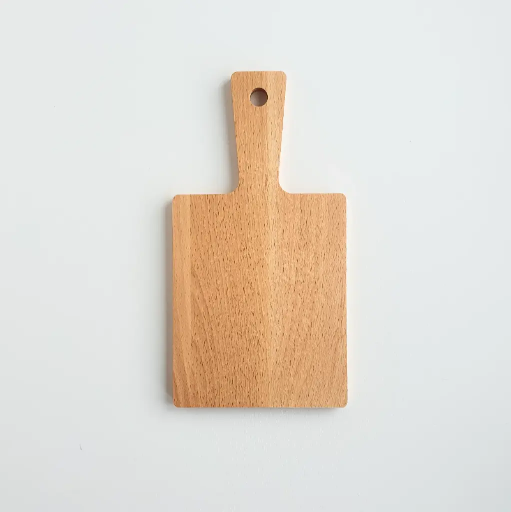 Beech paddle cutting board