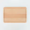 Beech cutting board with groove 300x200x15mm oiled