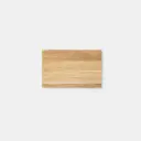 Oak cutting board with oblique sides