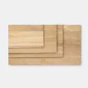 Oak cutting board with cut egdes SET