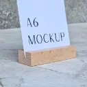 Post card stand, menu 100x30x20mm
