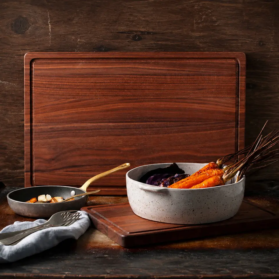 2 pcs set of american walnut cutting boards VIRGNIA 