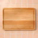 Beech cutting board with groove 400x270x15mm