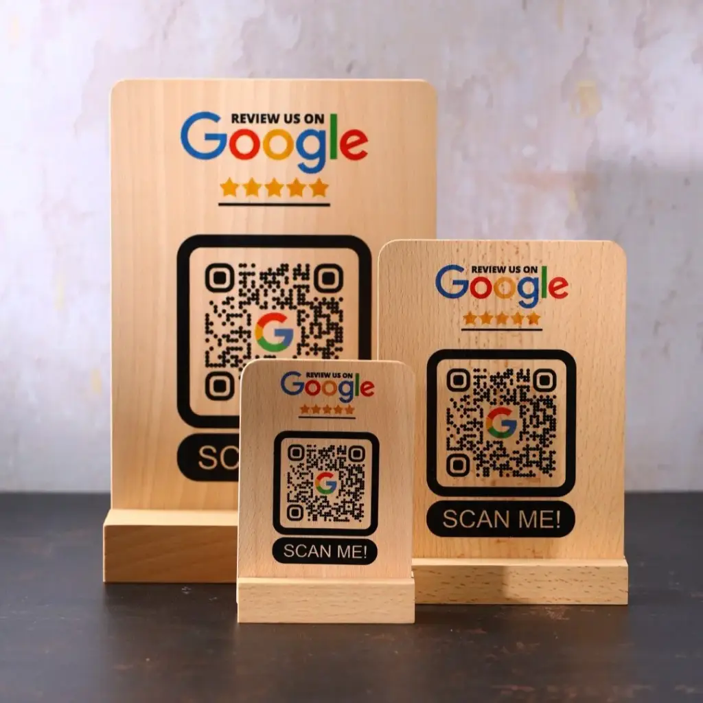 Beech stand  A5 with color UV  print 