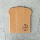 Beech board toast sandwich shaped 220x200x15mm personalised