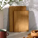 Set of 2 oak cutting boards AYA