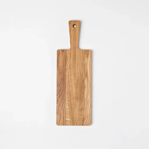 [DB20-00038-H-025154] Deska z rączką dębowa 395x130x20mm