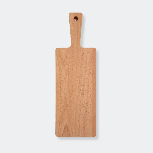 [BK20-00038-P-025156] Beech cutting paddle board  395x130x20mm