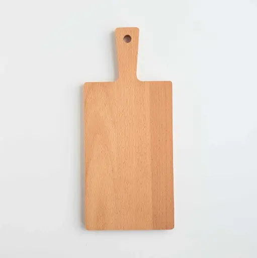 [BK10-00041-O-025161] Deska do krojenia z rączką bukowa 340x150x9mm 