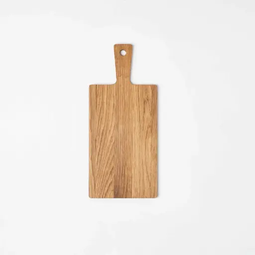 [DB10-00041-H-025162] Oak cutting board with handle 340x150x9mm