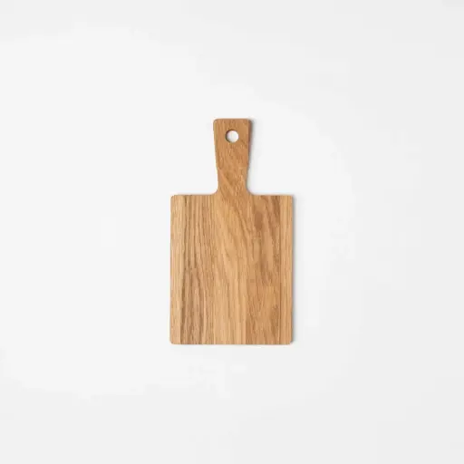 [DB10-00043-H-025164] Deska dębowa śniadaniowa z rączką 250x130x9mm