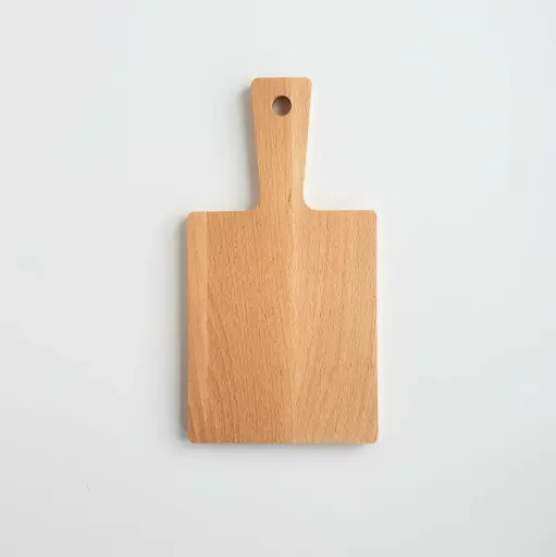 [BK10-00043-O-025165] Beech cutting paddle board 250x130x9mm