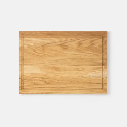 [DB20-00462-H-025251] Oak cutting board with groove INGE 350x250x20mm