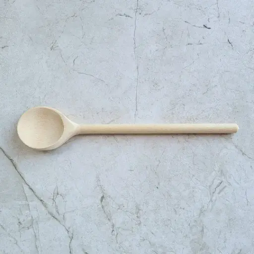 [00988-S-029459] Beech spoon with round handle 300x45x10mm