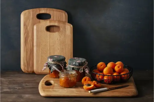 [DB20-H-Set-040967] Set 3 oak cutting boards ELWIS