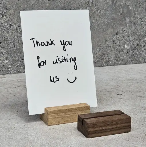 Post card stand, menu 60x30x20mm